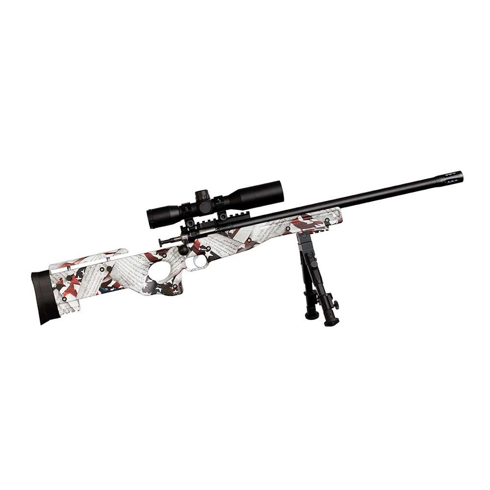 Keystone Sporting Crickett Precision Rifle Rifle KSA2153, 22LR, 16.125", Synthetic Amendment Flag Stock, 1 Rd