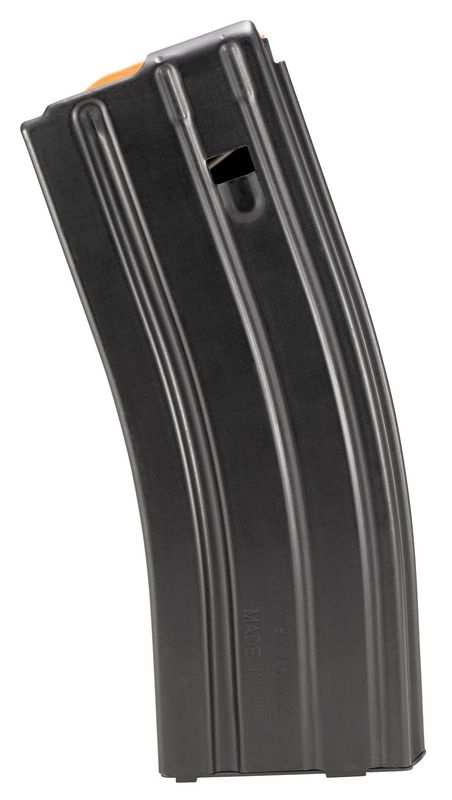 C-Products AR-15 223 Remington Black 30-Round Defense Magazine w/Orange Anti-Tilt Follower (3023001178)