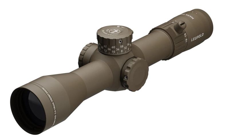Leupold Mark 5HD Rifle Scope 185066, 3.6-18x, 44mm Obj, 35mm Tube, FDE Matte, PR1-MOA Reticle, FFP