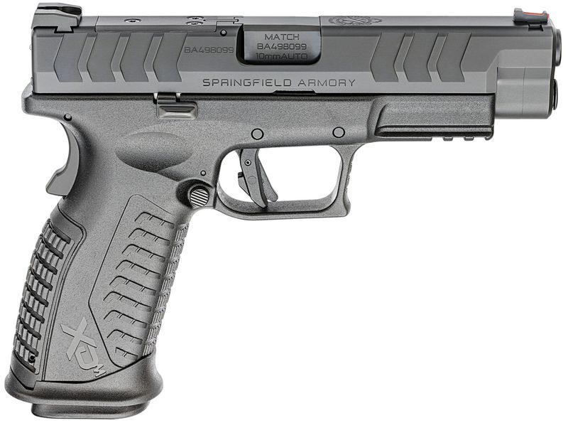 Springfield XDM Elite Semi-Auto Pistol XDME94510BHCOSP, 10mm, 4 in, Polymer Grip, Black Finish, 16 Rd