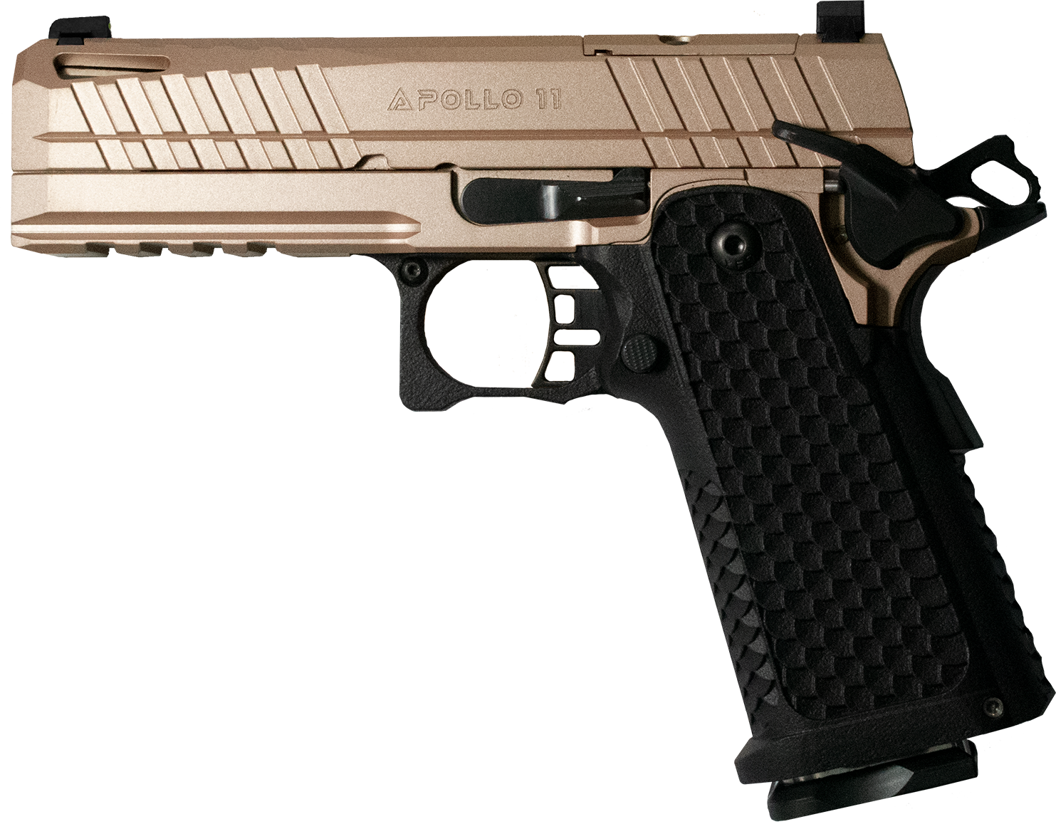 LIVE FREE ARMORY Apollo 11 Compact Optic Ready Pistol LFAPC01306RB, 9mm Luger, 4.15in, Textured, Elite Rose Cerakote Finish, 17 Rds