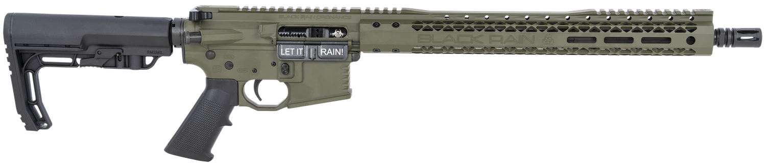 Black Rain Ordnance Spec15 Billet Rifle BRO20110401, 5.56x45mm NATO, 16", 6 Position MFT Minimalist Stock, 30 Rds