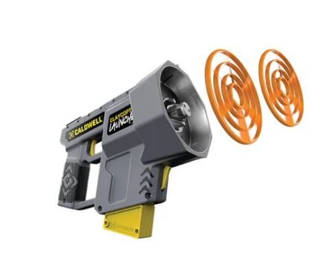 Caldwell Claycopter Hand Held Thrower, Single or Pair Clay Thrower, Rechargable, 110mm and 90mm, 1215376