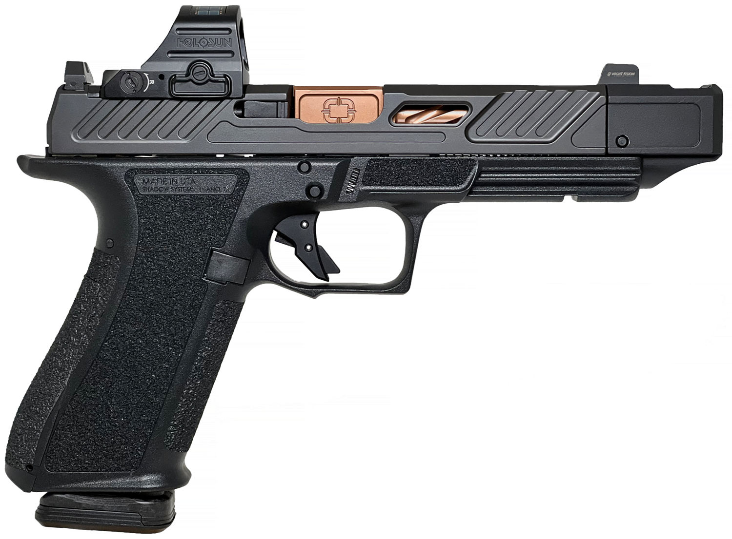 Shadow Systems DR920P Compensator, SS2211H, 9mm Pistol, 4.6", TICN Match Grade Barrel w/Holosun 507C, 17+1