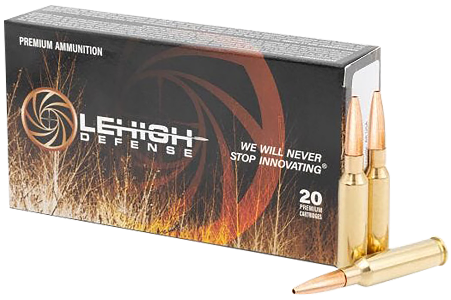 LeHigh Defense Rifle Ammunition LA65CM130CC, 6.5 Creedmoor, 130 gr, 2700 fps, 20 Rd/Bx