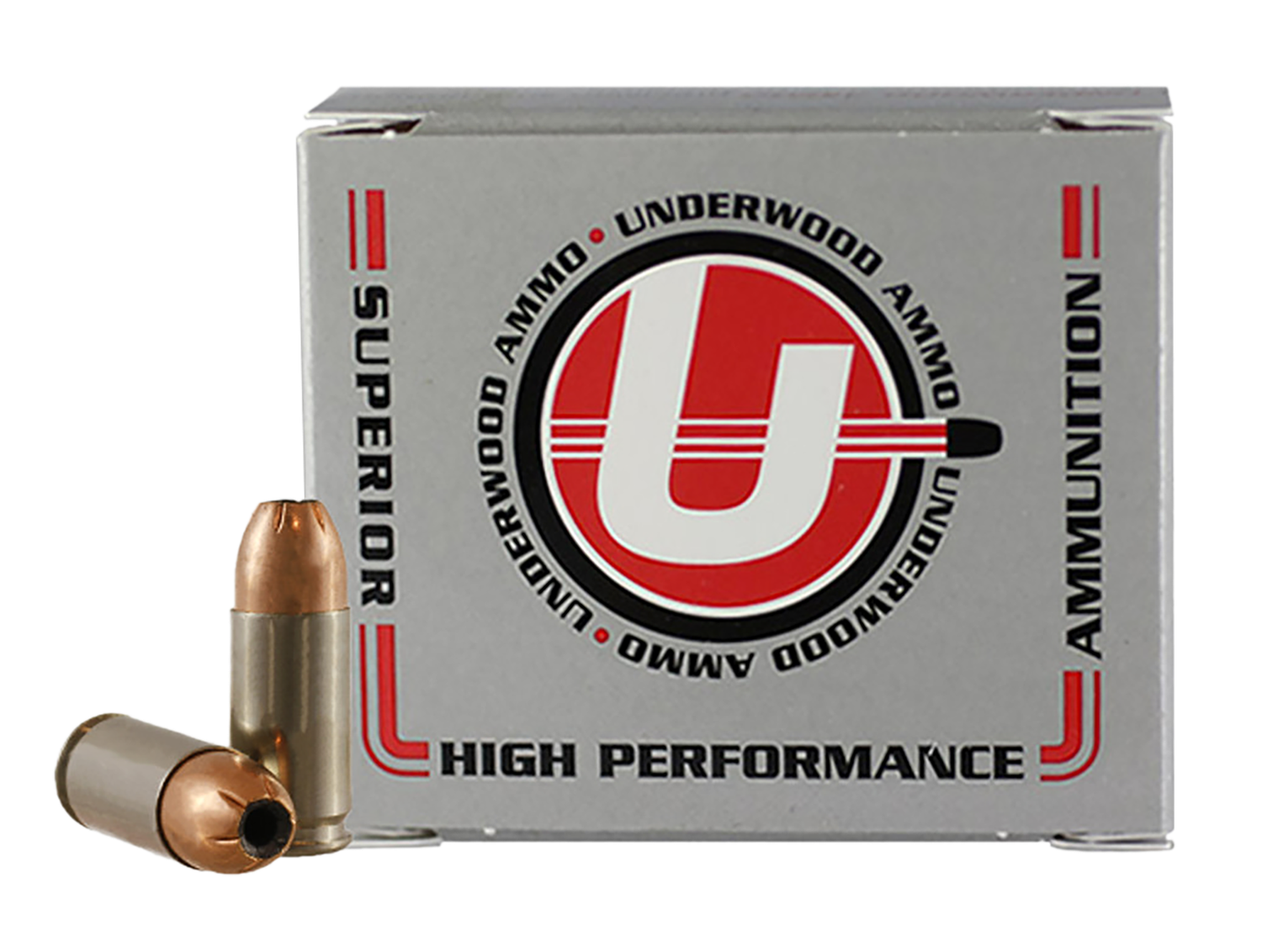 Underwood Pistol Ammunition UA139, 9mm, JHP, 147 gr, 1125 fps, 20 Rd/Bx