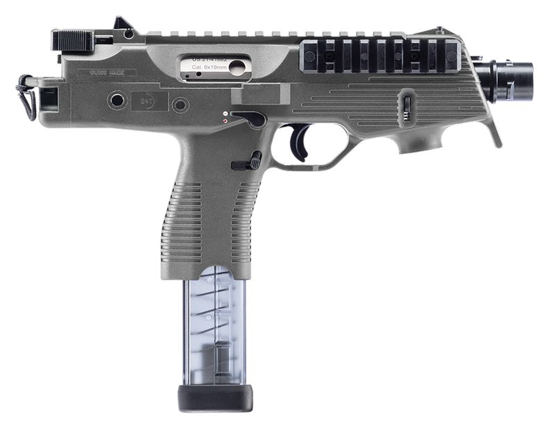 B&T TP9 Semi-Auto Pistol BT-30105-N-US-SG, 9mm, 5.1 in, Sniper Gray Finish, 30 Rds