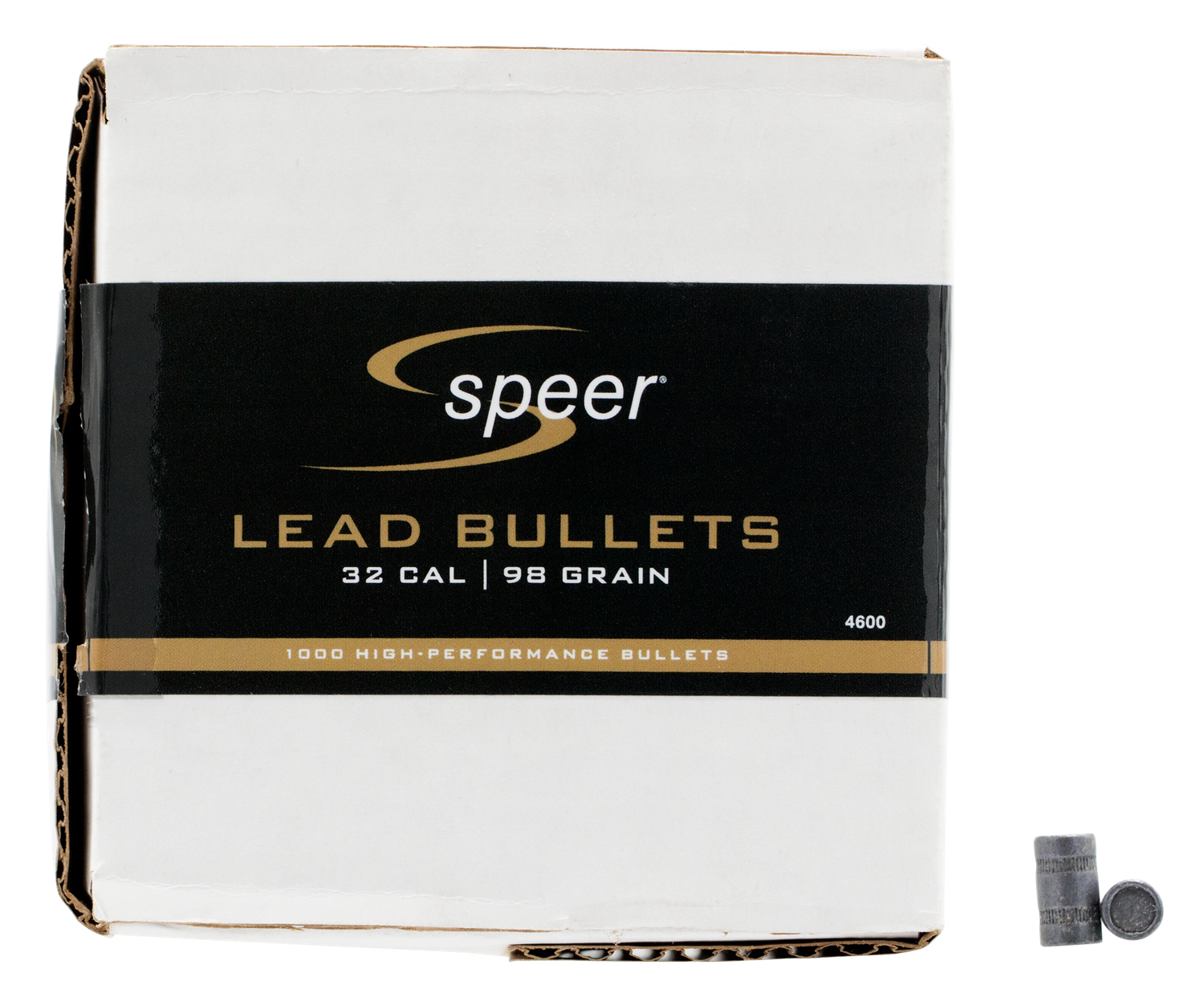 Speer 32 Caliber 98 Grain Lead Hollow Base Wadcutter 1000/Box (4600), Not Loaded