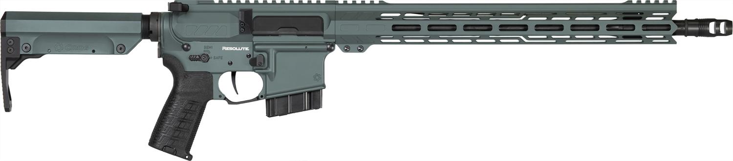 CMMG Resolute MK4 Rifle 64AEF0C-CG, 6mm ARC, 16.10", CMMG 6 Position RipStock Stock, Charcoal Green Finish, 10 Rds