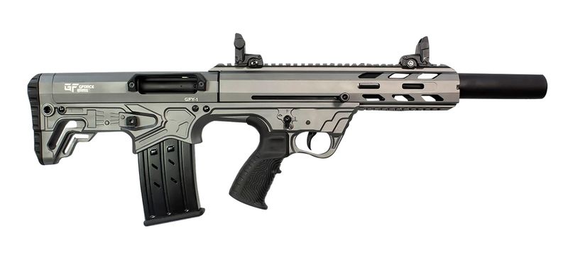 GForce GFY-1 USA Semi-Auto Shotgun GFY11220TG, 12 Gauge, 18.50", 3" Chmbr, Gray Bullpup Polymer Stock, 5 Rds