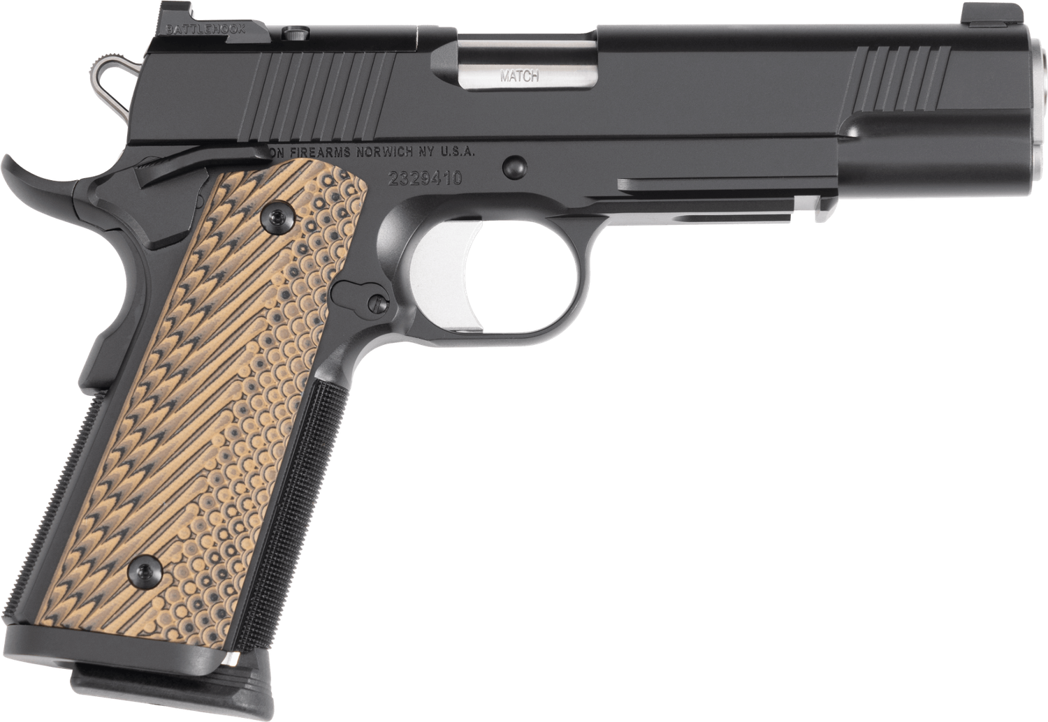 CZ-USA Specialist Pistol 01796, 9mm Luger, 5in, Black/Brown G10 Grips, Black Duty Finish, 10 Rds