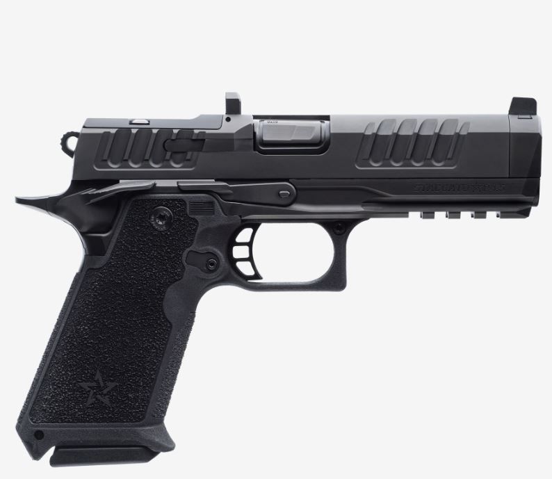 Staccato HD P4.5 2011 Pistol 20-1300-000106, 9mm, 4.5", Textured Polymer Grips, DLC Black Finish, DLC Barrel, Optic Ready, 18 Rds