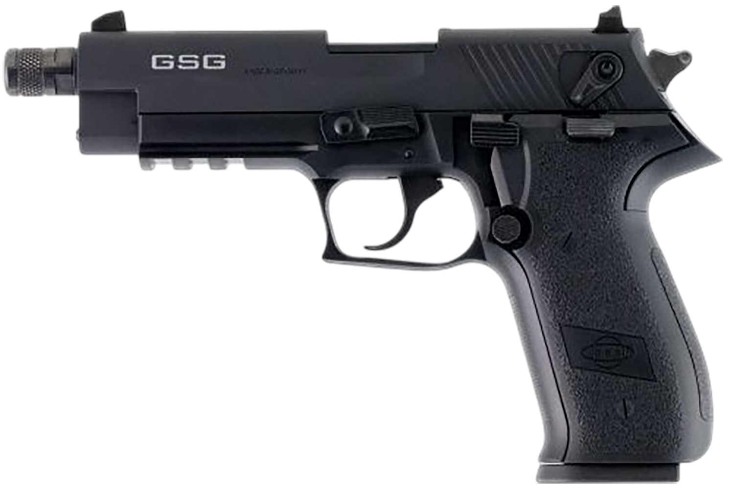 American Tactical GSG Firefly Pistol GERG2213TFFA, 22LR, 4.9in, Black Polymer Grips, 13 Rds
