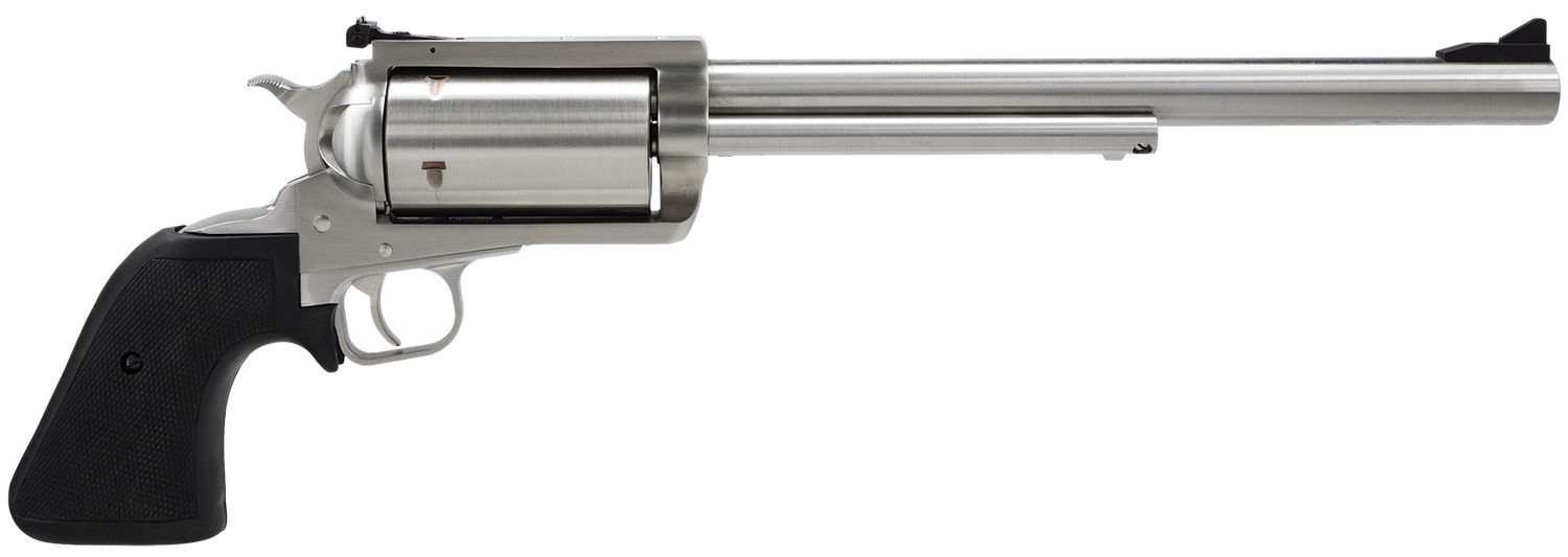 Magnum Research BFR Revolver BFR500SW10, 500 S&W, 10", Hogue Rubber Grip, Stainless Finish, 5 Rd
