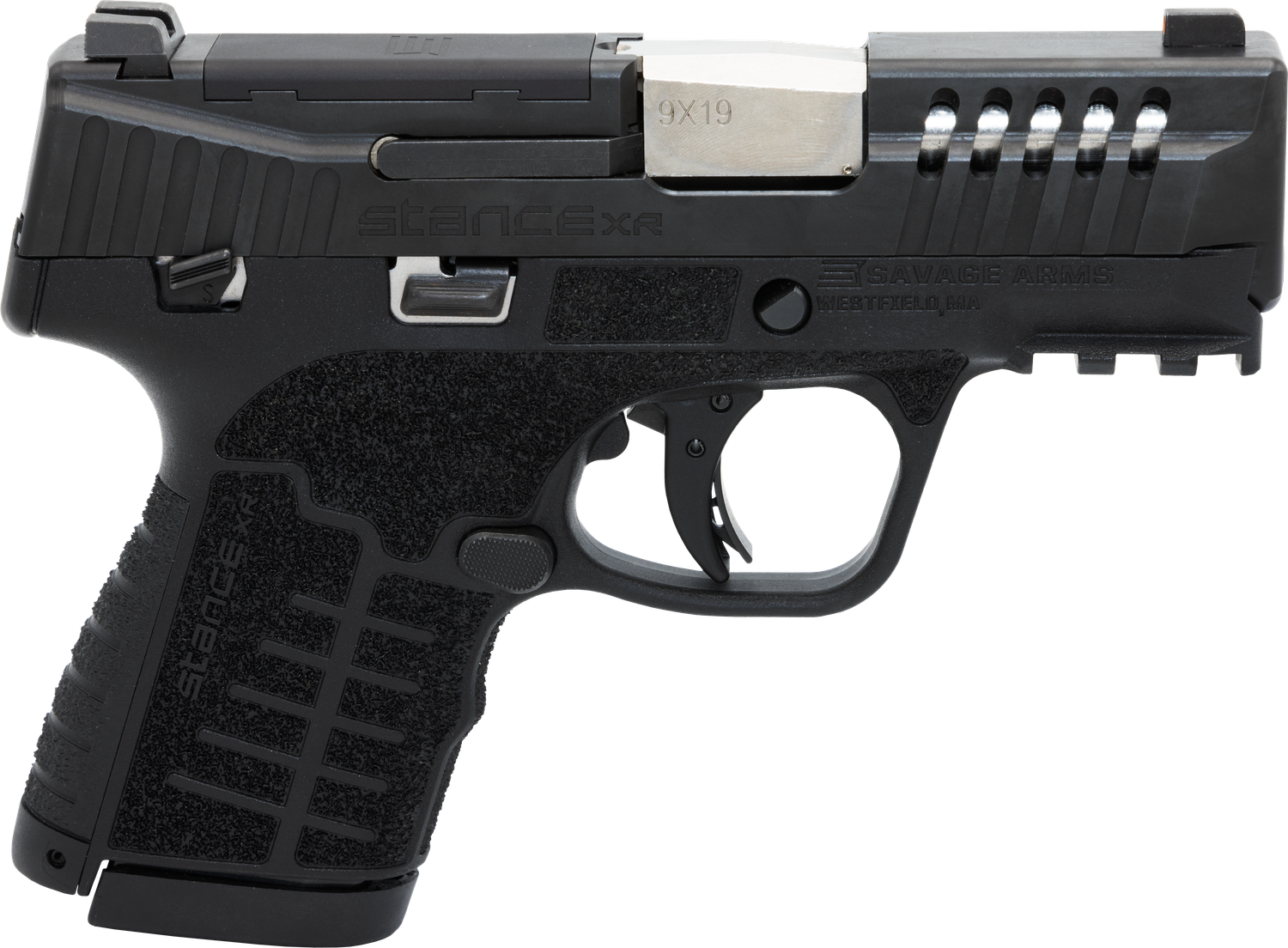 Savage Stance XR Pistol 67052, 9mm Luger, 3.20in, Black GFN, Black Nitride Finish, 13 Rds