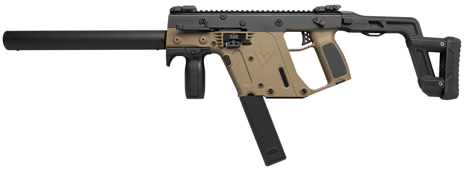 Kriss USA Vector CRB Origin Rifle KV45-CORG15, 45 ACP, 16", Folding Stock, Vertical Fore-Grip, 30 Rds