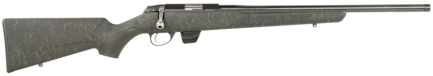 Tikka T1X Roughtech Bolt Action Rifle JRT1XRT309SB, 17 HMR, 16", Black Synthetic Stock w/Emrald Web, Blued Finish, Threaded 10 Rds