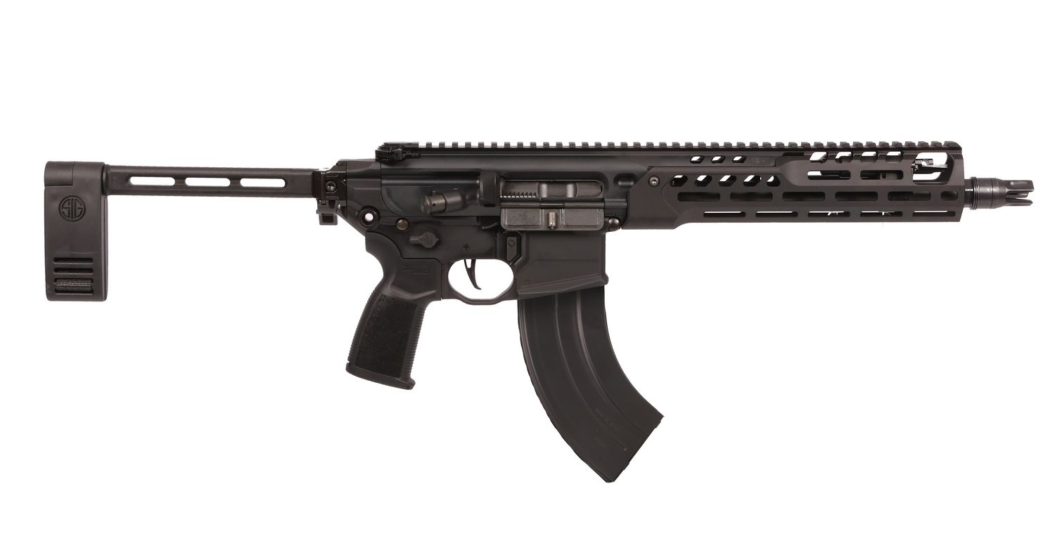 Sig Sauer MCX Pistol Pistol PMCX-762R-11B-LT-B, 7.62x39, 11.5in, Black Grips, 28 Rds