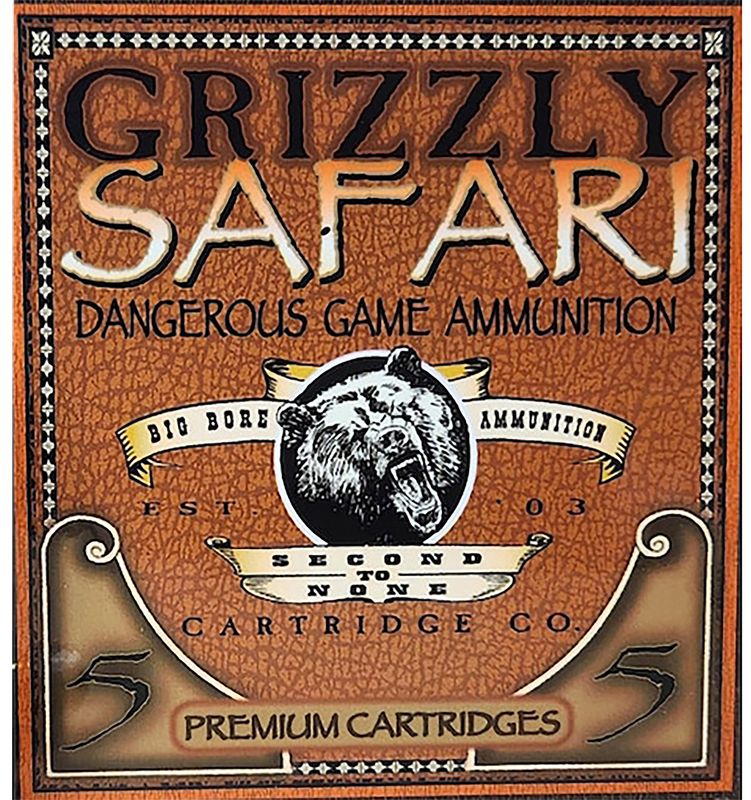 Grizzly Ammunition Safari Rifle Ammunition GC3HH3, 375 H&H Mag, Triple Shock X, 270  GR, 1700  fps, 5 Rd/bx