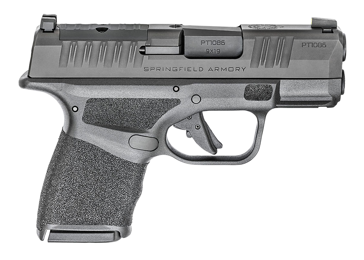 Springfield Hellcat Semi-Auto Optics Ready Pistol HC9319BOSP, 9mm, 3", Polymer Grips, Black Finish, 13 Rds