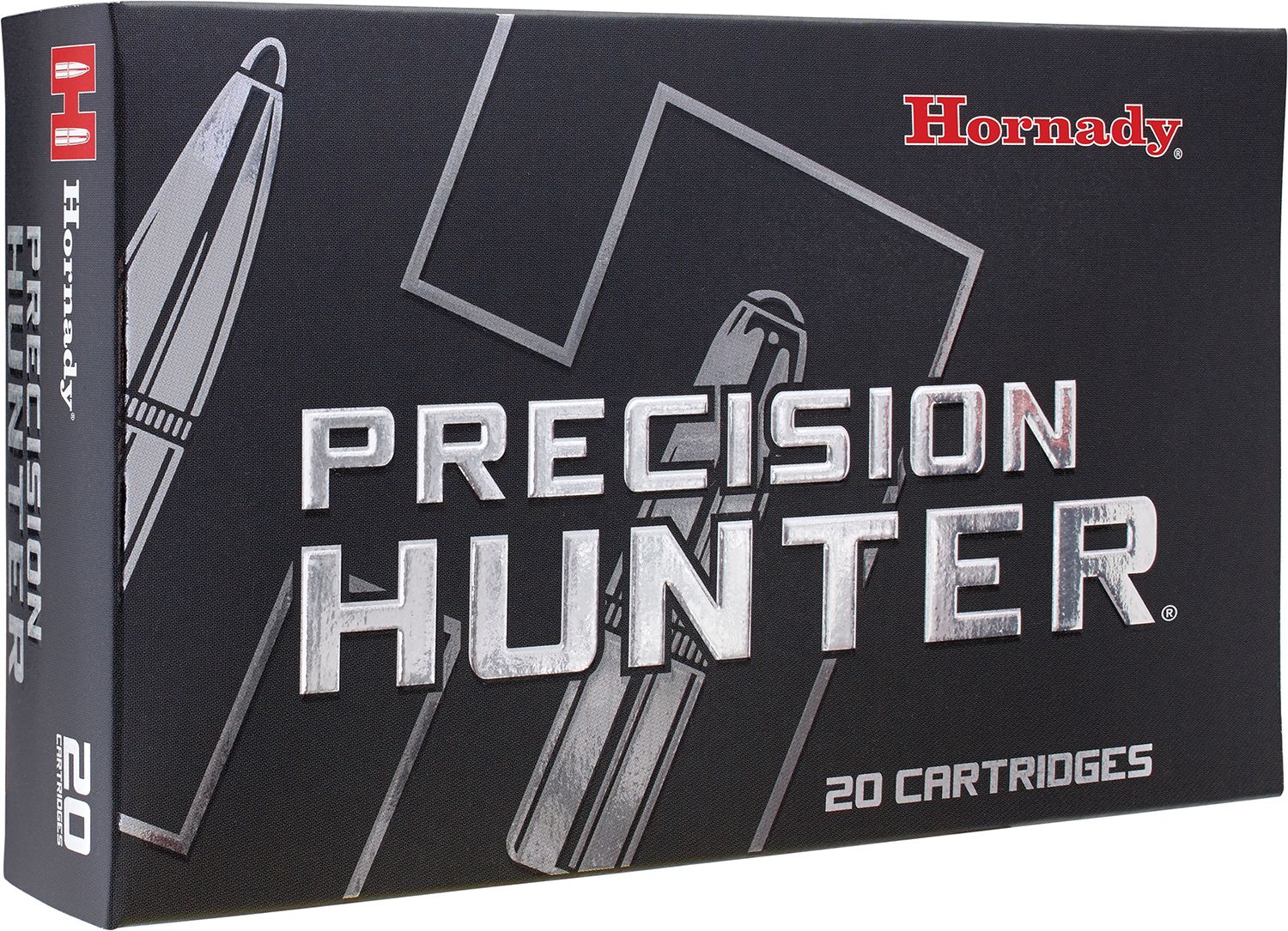 Hornady Precicison Hunter Rifle Ammunition 81422, 25 Creedmoor, ELD-X, 128 GR, 2850 FPS, 20 Rd/Bx