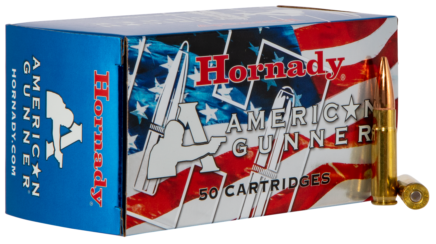 Hornady American Gunner Rifle Ammunition 80897, 300 AAC Blackout, Hollow Point, 125 GR, 2175 fps, 50 Rd/bx