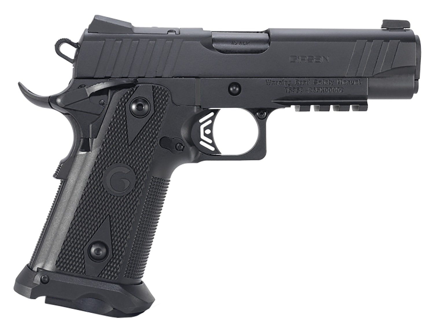 EAA Witness2311 Pistol 395010, 10mm Auto, 4.25in, Black Checkered Polymer Grips, Black Finish, 15 Rds