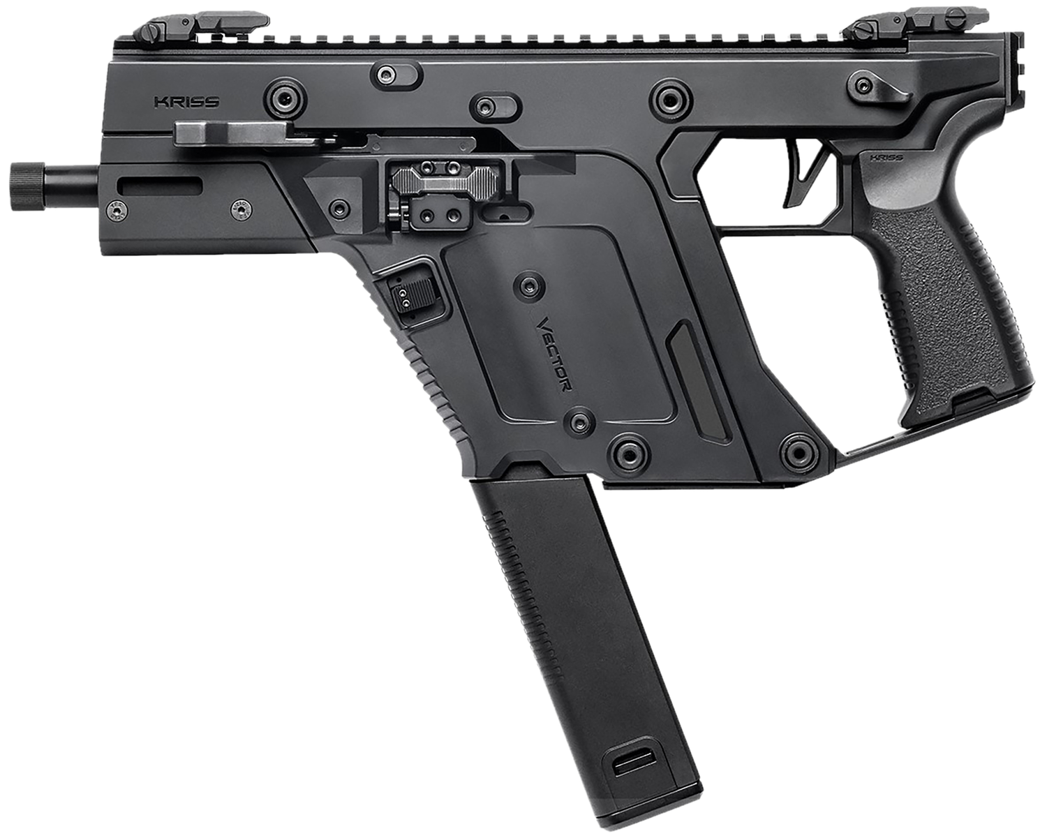 Kriss USA Vector SDP G3 Pistol KV45-3PBL00, 45 ACP, 5.5in, Black Polymer, 30 Rds
