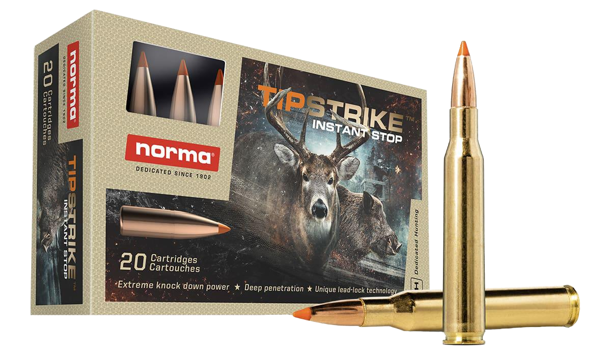 Norma Tipstrike Rifle Ammunition 20174022, 300 WSM, 170 gr, 20 Rd/Bx