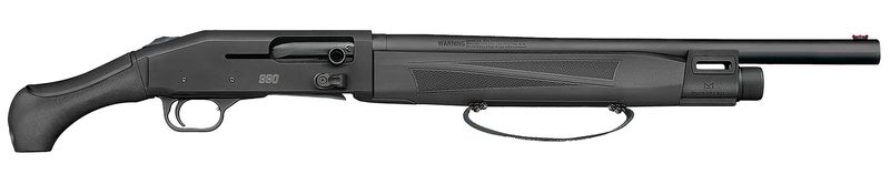 Mossberg 990 AfterShock Shotgun 83001, 12 Gauge, 18.5", 3" Chmbr, Black Synthetic Stock, Blued Finish, 5 Rds