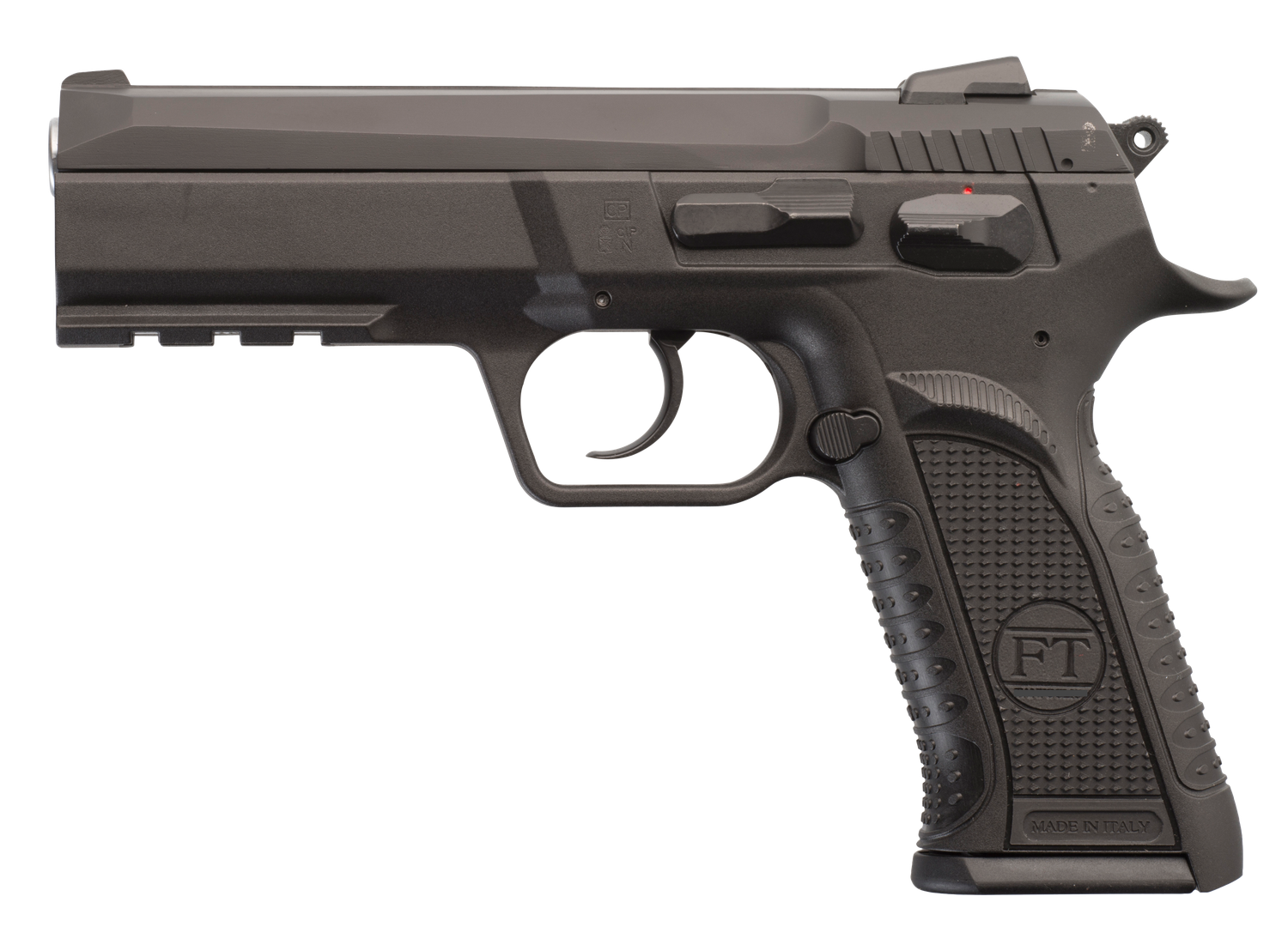 EAA Defiant Force Plus Pistol TFFORCEP40, 40 S&W, 4.40in, Serrated Steel Slide & Polymer Grips, Black Finish, 12 Rds