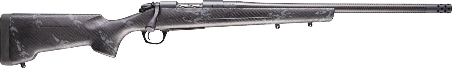 Bergara CIMA CF Rifle B14SM1209CF, 6.5 PRC, 20", Carbon Fiber Rtm Sporter Stock, 3 Rds
