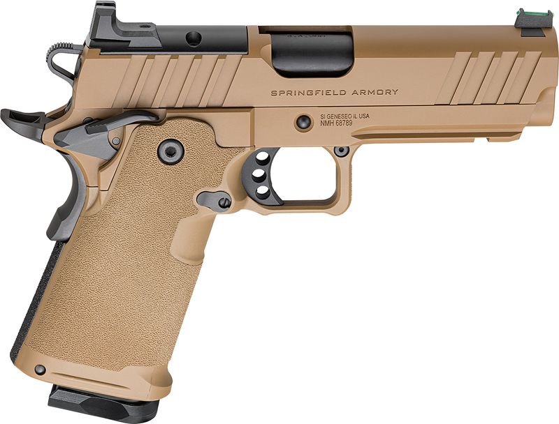 Springfield Prodigy DS Prodigy DS Optic Ready Pistol PH9117AOSCBLC, 9mm Luger, 4.25in, Polymer, Coyote Brown Cerakote Finish, 10 Rds