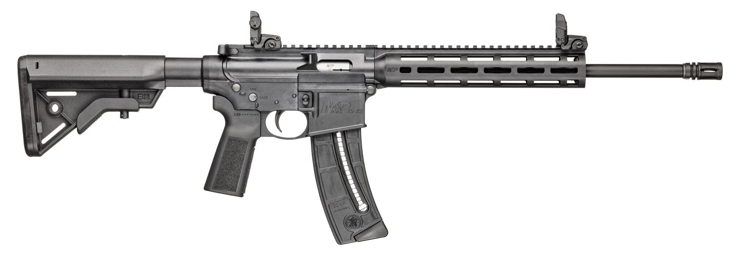 Smith and Wesson M&P15-22 Sport B5 Rifle 14180, 22LR, 16.5", Collapsible/Folding Black B5 Stock/grip Stock, 25 Rds