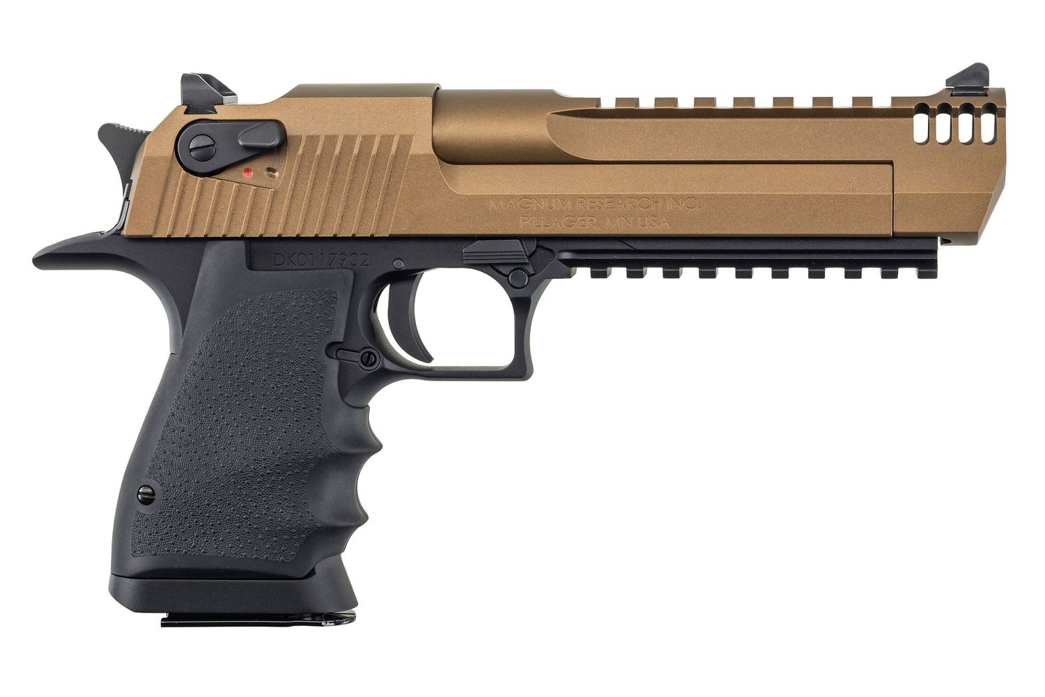 Magnum Research Desert Eagle L6 Pistol DE44L6BB, 44 Magnum, 6.0in, Rubber Grips, Bronze Cerakote, 8 Rds
