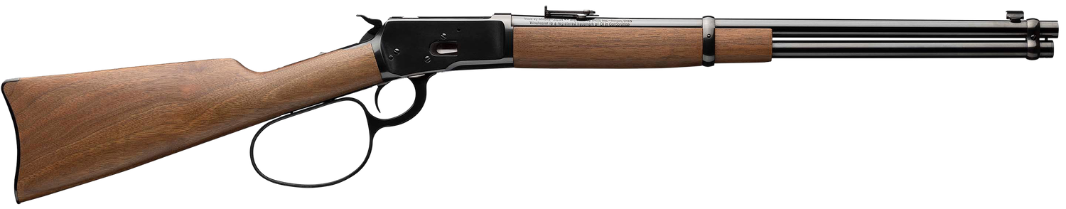 Winchester 1892 Large Loop Carbine Rifle 534190124, 44 Rem Mag, 20 in, Satin Stock, Blued Finish