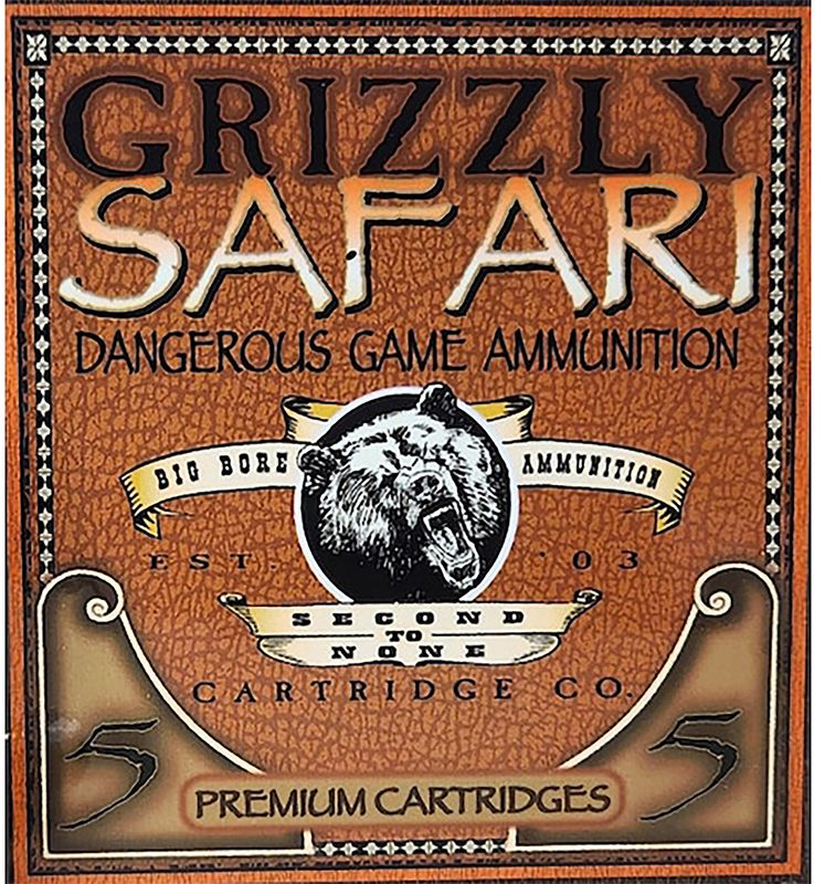 Grizzly Ammunition Safari Rifle Ammunition GC416REM5, 416 Rem Mag, Solid Brass, 400  GR, 2400  fps, 5 Rd/bx