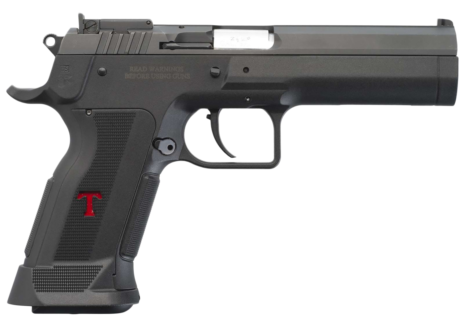 EAA Stock III Pistol TFSTOCK3P9, 9mm Luger, 4.44in, Black Polymer Grips, Black Finish, 16 Rds