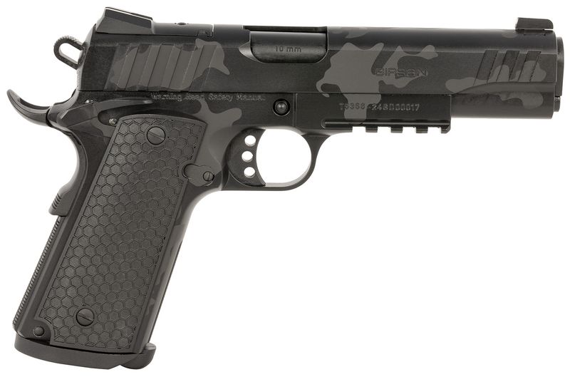 EAA MC1911 S Influencer Optic Ready Pistol 391158, 10mm Auto, 5in, Black Polymer Grips, Black Camo Finish, 9 Rds