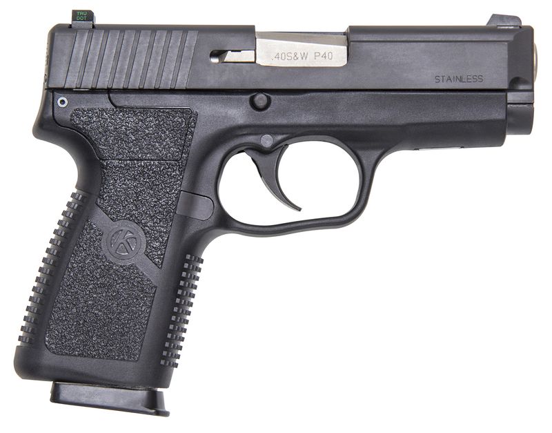 Kahr P Pistol KP4044NA, 40 S&W, 3.60in, Textured Polymer Grips, Black Finish, 6 Rds