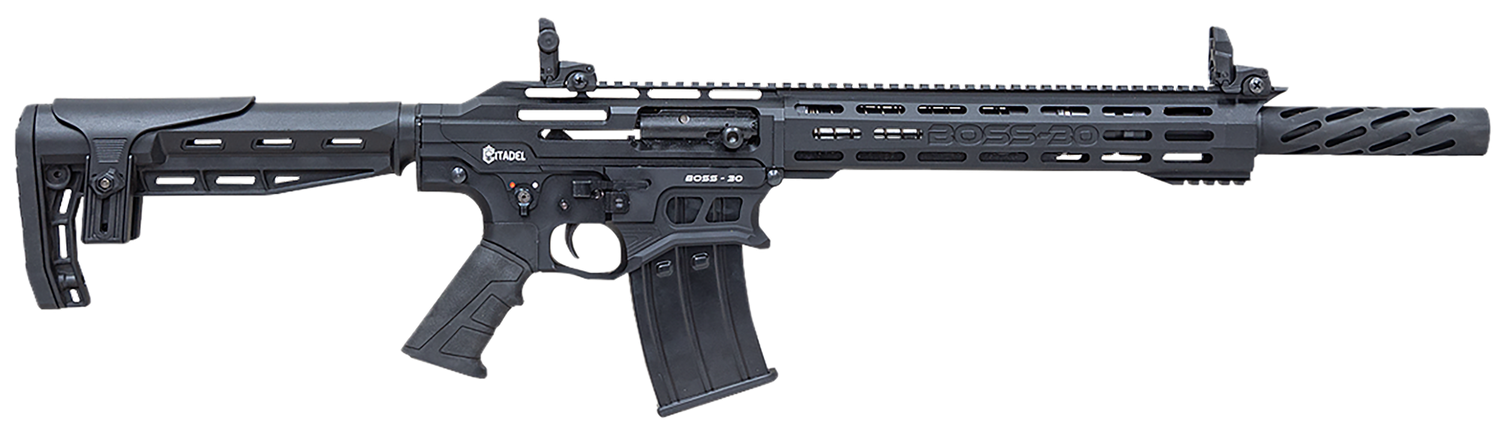 Howa Boss30 Semi-Auto Shotgun CBOSS3012, 18.75", 3" Chmbr, Black Adj Cheek Riser Synthetic Stock, 5 Rds