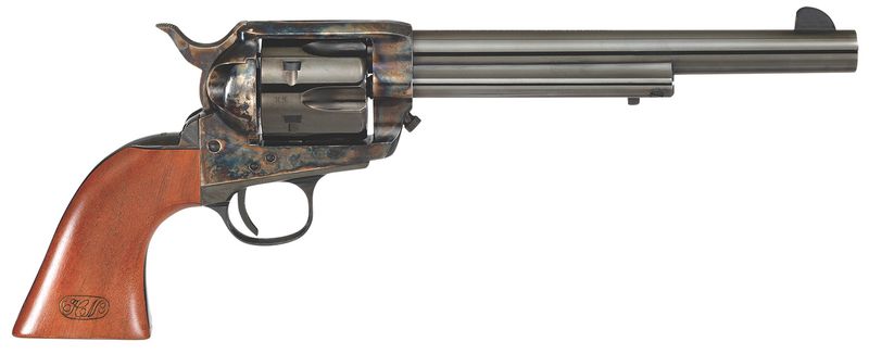 Cimarron U.S. Calvary Henry Nettleton Revolver PP514M00HN, 45 Colt (LC), 7.50in, Walnut Grips, Steel Frame Finish, 6 Rds