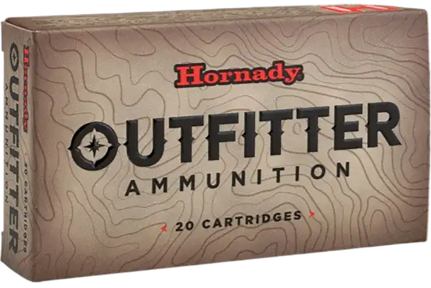Hornady Outfitter Rifle Ammunition 811644, 30-06 Springfield, Copper Alloy eXpanding (CX), 180 GR, 2600 fps, 20 Rd/bx