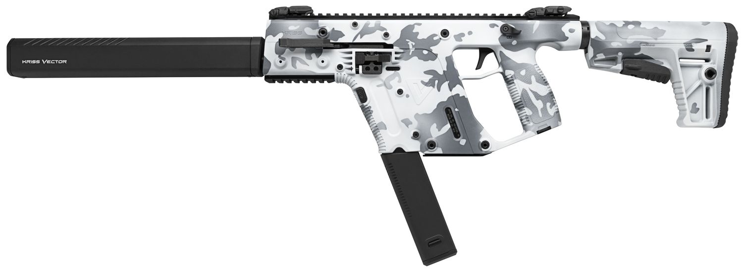 Kriss USA Vector CRB Rifle KV45-CMCALP20, 45 ACP, 16", Collapsible 6-position Adjustable Stock, 30 Rds