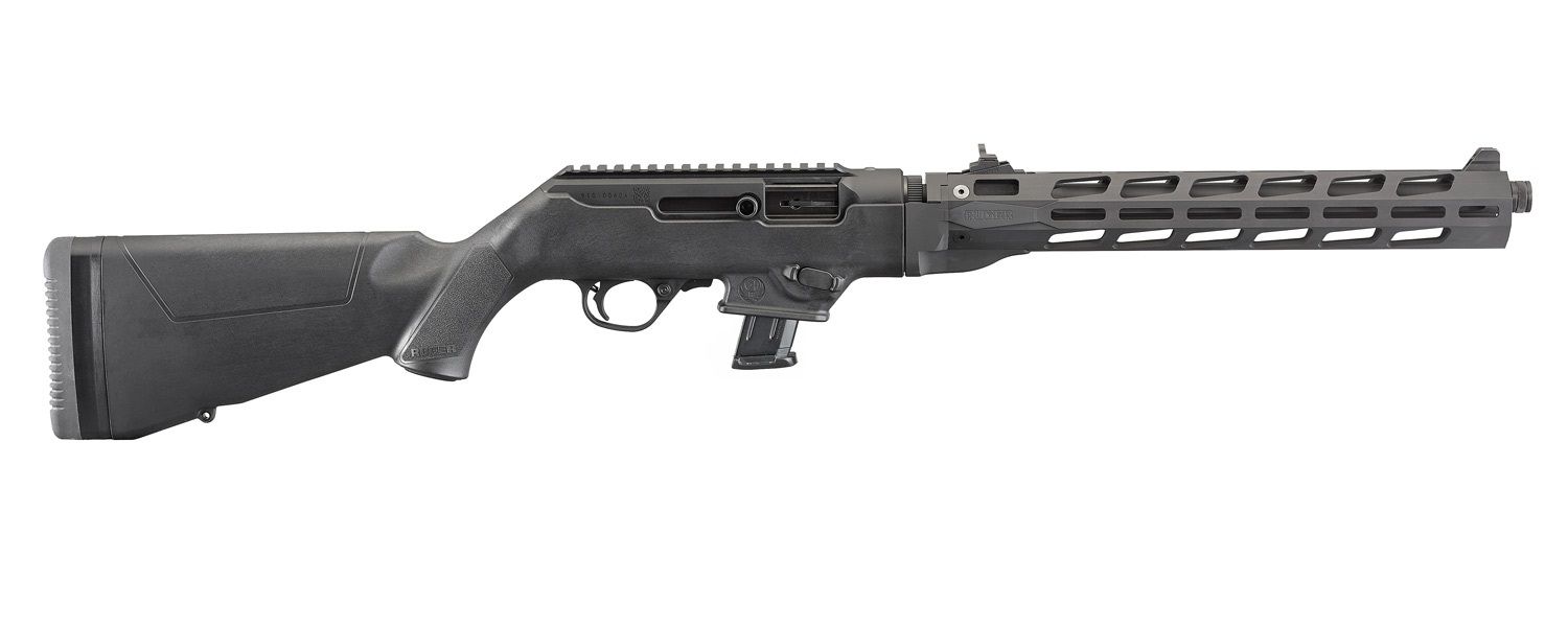 Ruger Pistol Caliber (PC) Carbine Rifle 19117, 9mm, 16.12" Fluted BBL, Synthetic Black Stock, 10 Rds