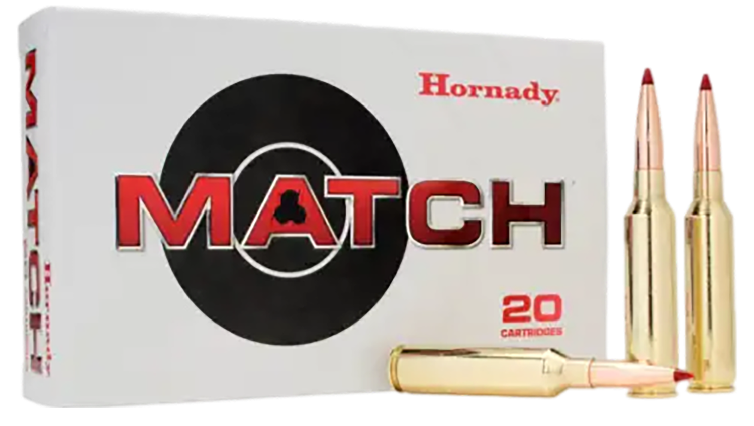 Hornady Match Centerfire Rifle Ammunition 80711, 7mm PRC, ELD-M Tip, 180 GR, 20 Rds/bx