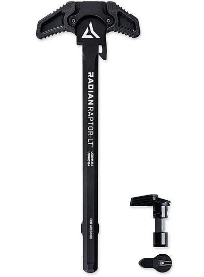 RADIAN Weapons Raptor-LT Charging Handle & Talon 45/90 Ambidextrous Safety Combo, 5.56MM (R0290) Black