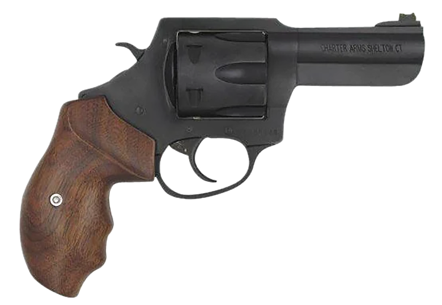 Charter Arms Professional Revolver 63270, 32 H&R Mag, 3", Walnut Grip, Black Nitride Finish, 7 Rd