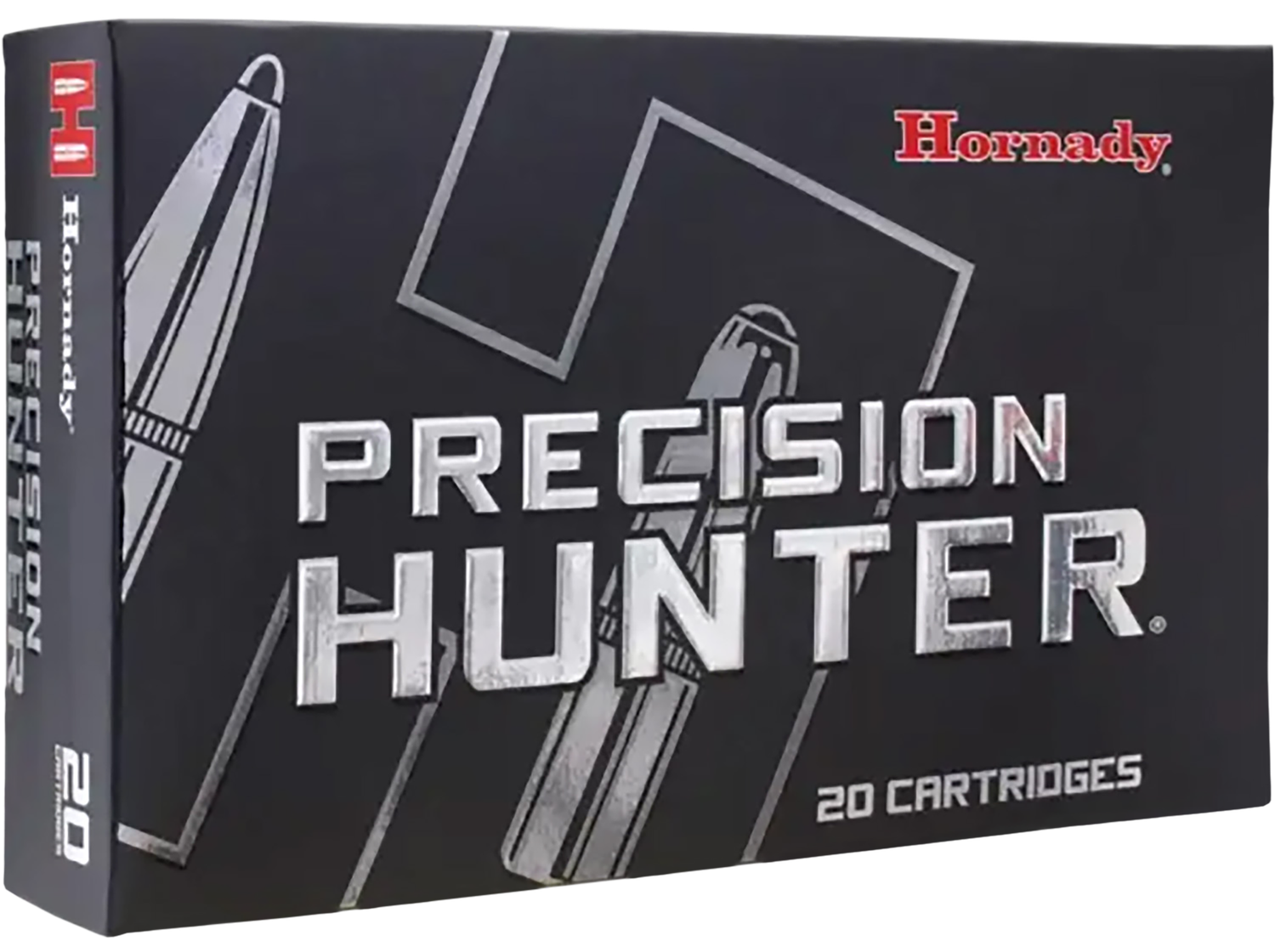 Hornady Precision Hunter Rifle Ammunition 8069, 28 Nosler, ELD-X, 162 Gr, 3175 fps, 20 Rds