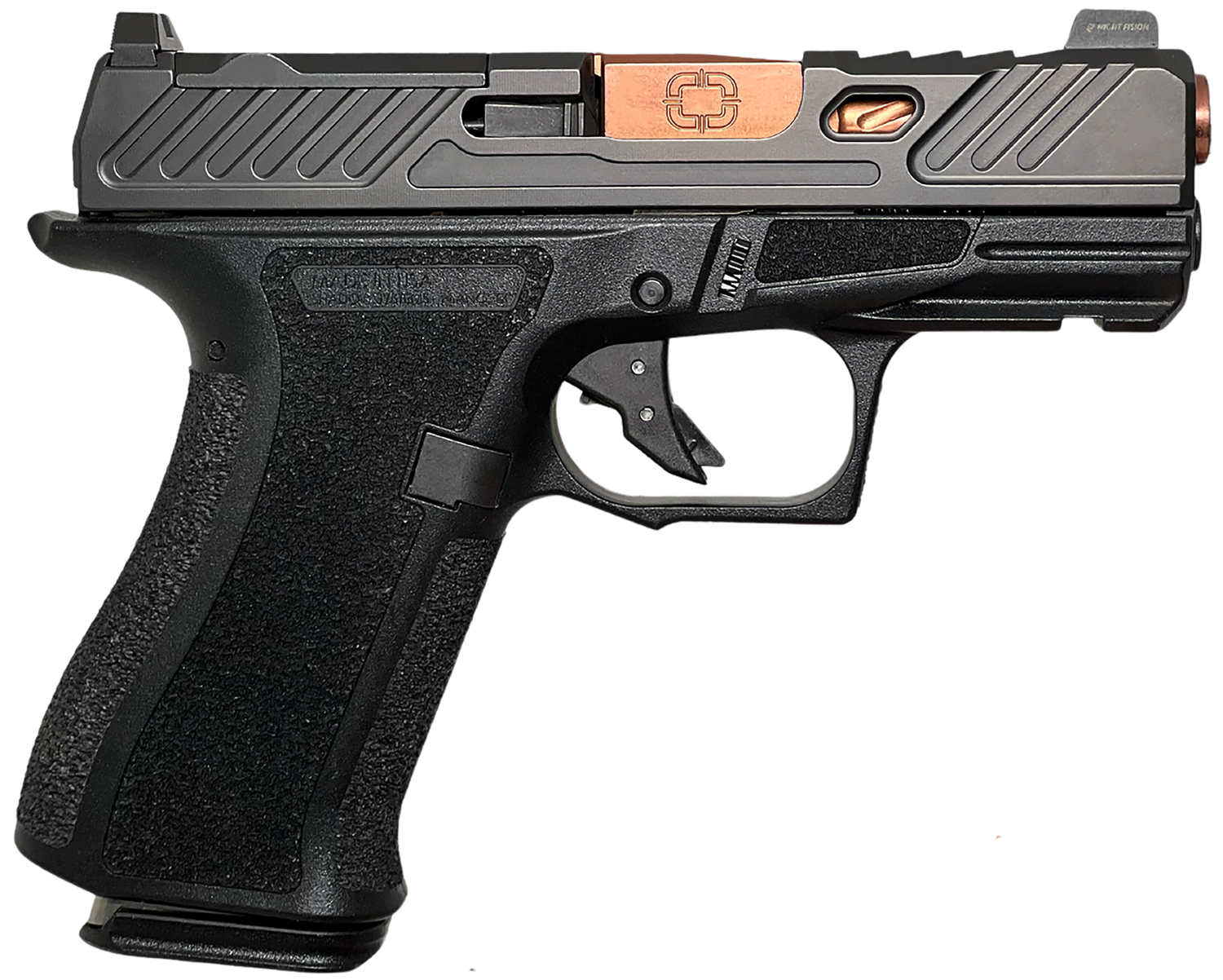 Shadow Systems CR920X Elite Optic Ready Pistol SS50113D, 9mm Luger, 3.41in, Interchangeable Backstrap, Black Finish, 15 Rds